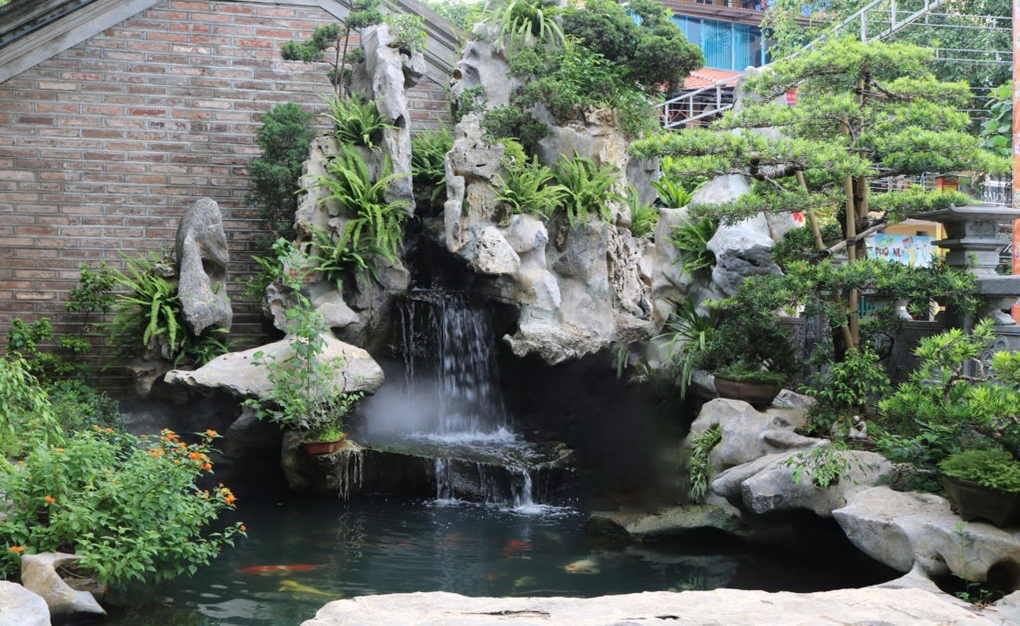 Thiết kế tiểu cảnh non bộ